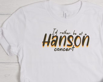 Hanson Shirt | Gift for Hanson Fan | Hanson Band | Fanson | 90's Boy Bands | Hanson Merch | Hanson Fan Gift