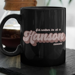 Hanson | Groupe Hanson | Mug Fanson | Cadeau pour fan de Hanson | Taylor Hanson | Zac Hanson | Isaac Hanson