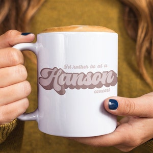 Tasse Hanson | Bande Hanson | Cadeau Fanson | Cadeau pour les fans de Hanson | Taylor Hanson | Zac Hanson | Isaac Hanson | Retour sur l&#39;île 2023