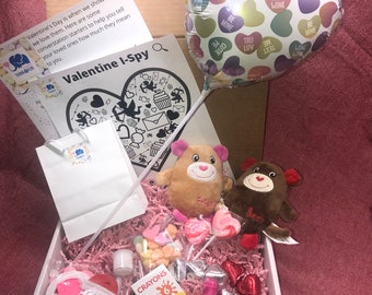 Celebrate-At-Home Scatola di San Valentino per bambini-Party Box, Regalo per bambini, scatola affollata, abbonamento