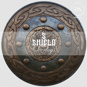 5 Medieval shield transparent overlays,Transparent PNG Shield&#39;s,Shield clip art for composite Photography,Shield digital art.