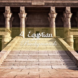Este paquete de refuerzo inspirado en Egipto es una colección de cuatro fondos egipcios que están listos para tu imaginación y creatividad.