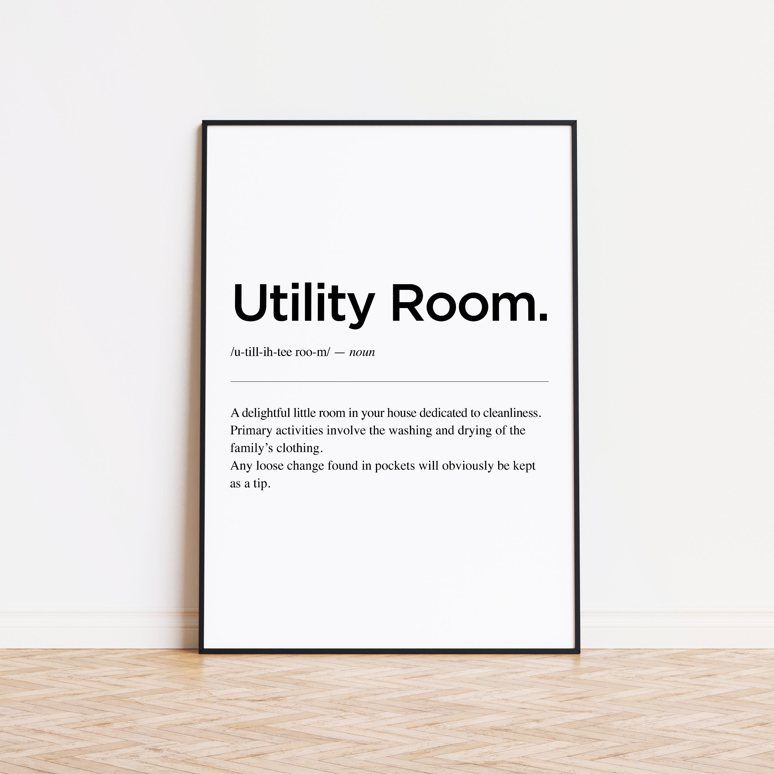 Utility Room Definition Print Laundry Prints Utility Room Etsy