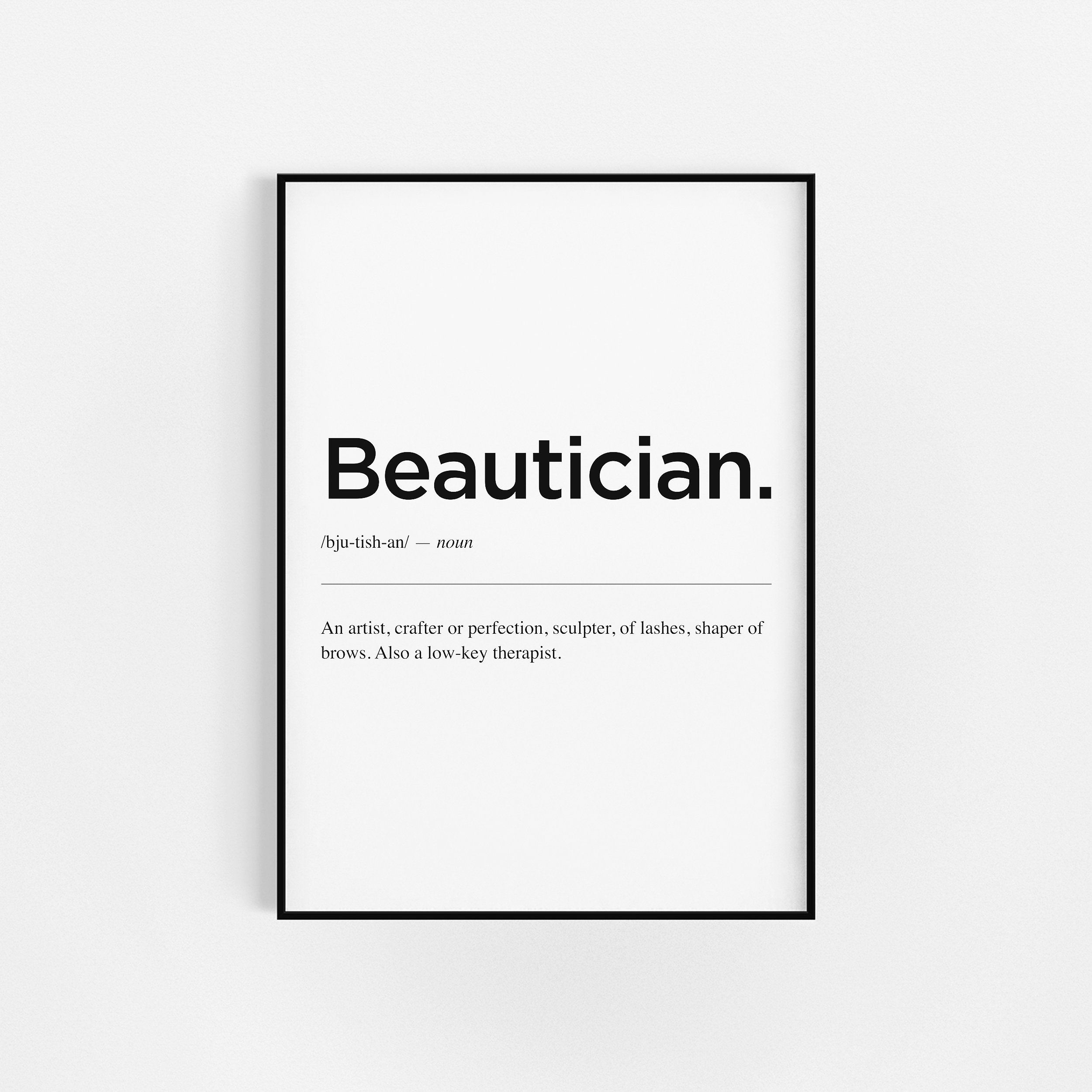 | d'impression de Définition d'esthéticienne | Salon d'impressions Beauté Décoration Intérieure d'ar