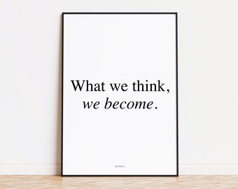 Citation De Bouddha Etsy France
