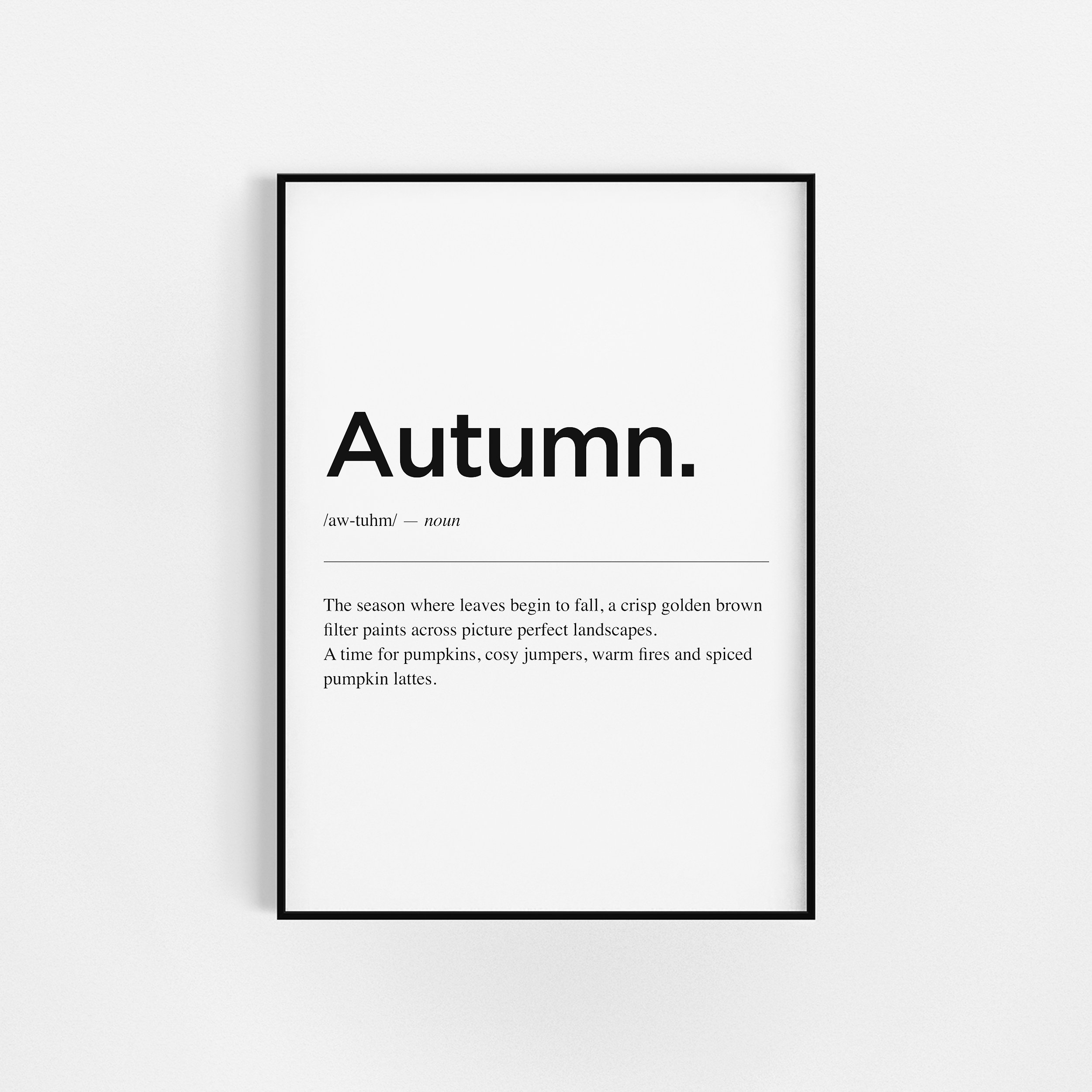 | de Définition d'automne | Décoration d'art Mural Définition d'impression Devis Saisonniers d'hallo