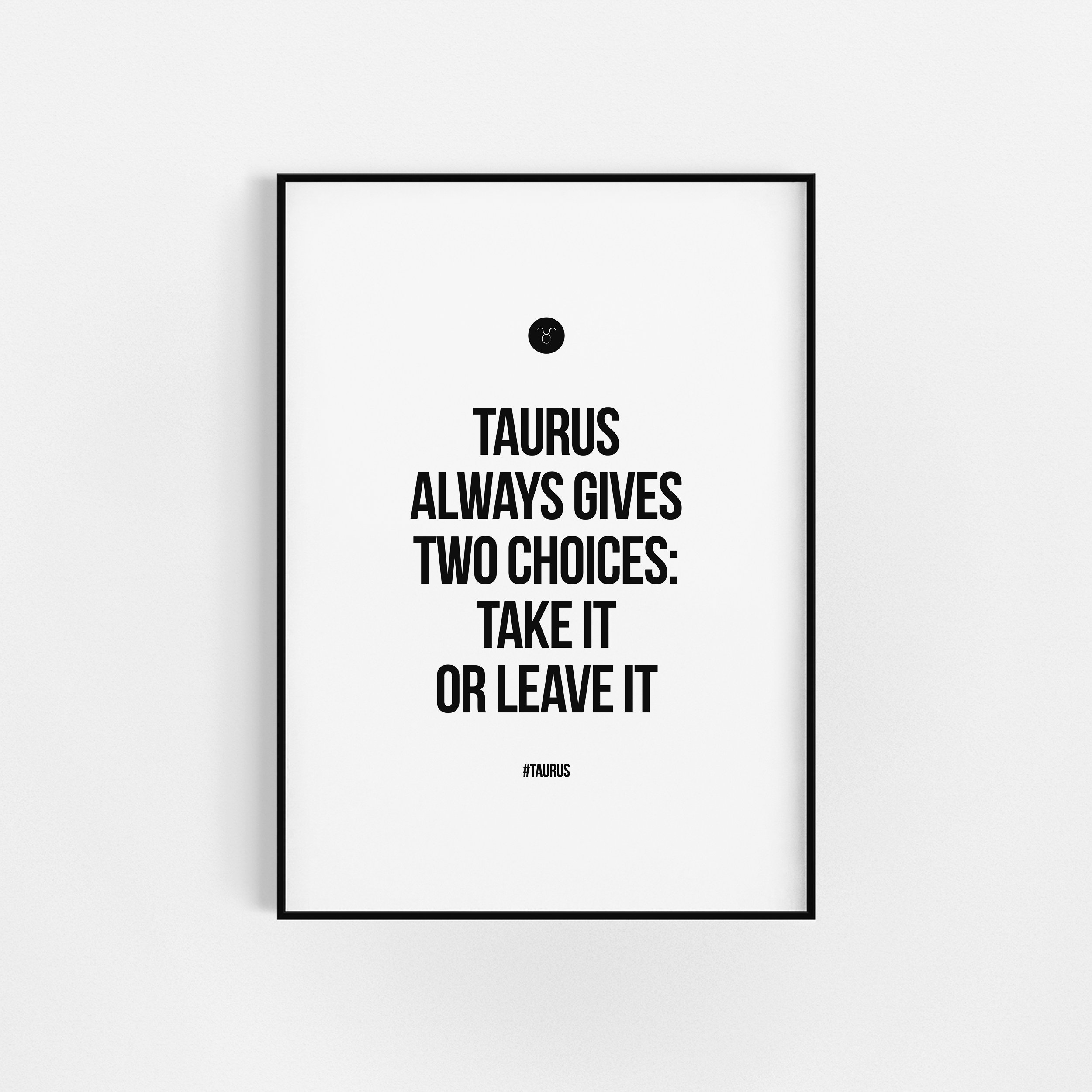 | d'impression de Devis Taurus | Cadeau d'affiche Zodiac Astrologie Wall Decor Horoscopes Prints Des