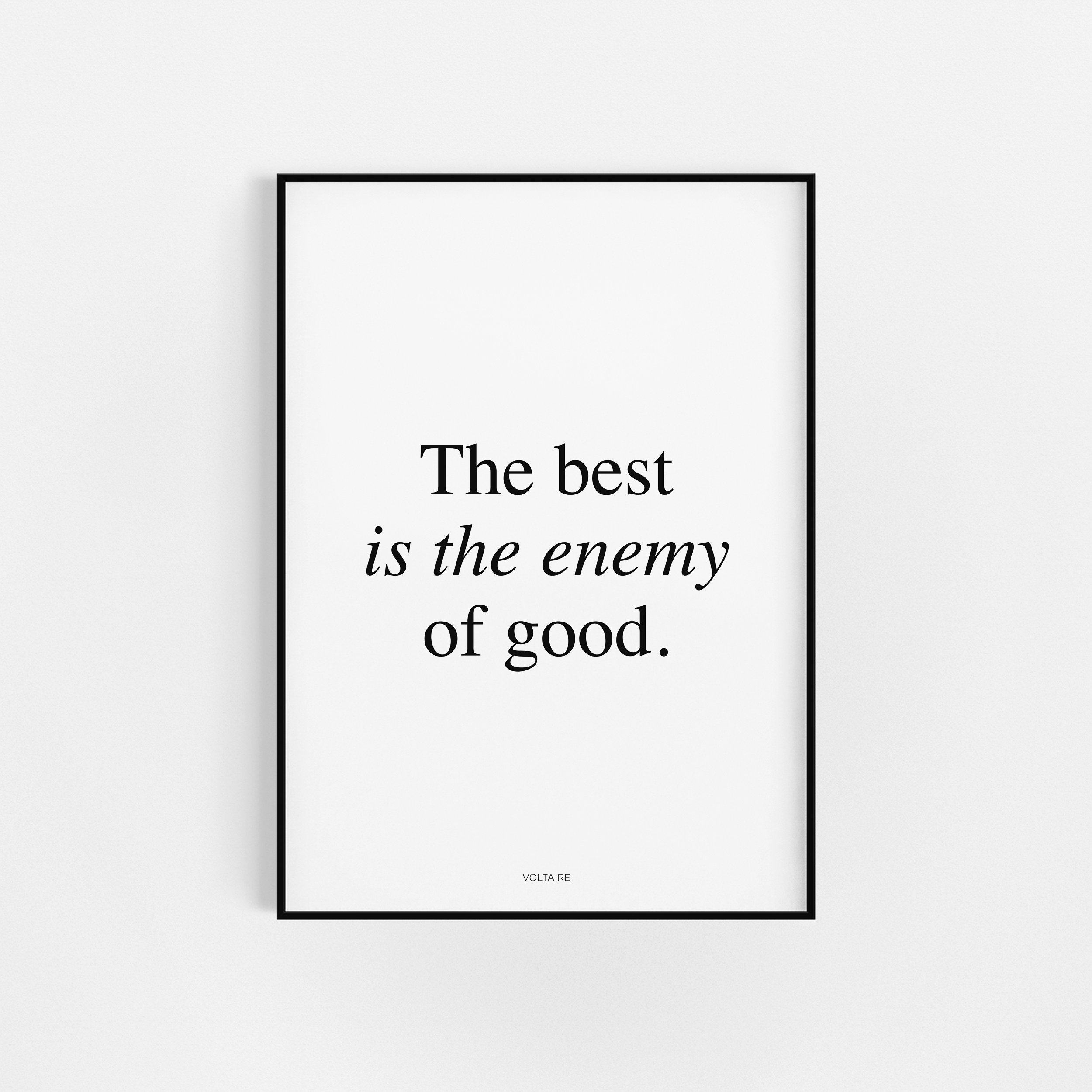 Citation de Voltaire | d'art Mural Bureau d'impressions à Domicile Citations Motivationnelles Impres