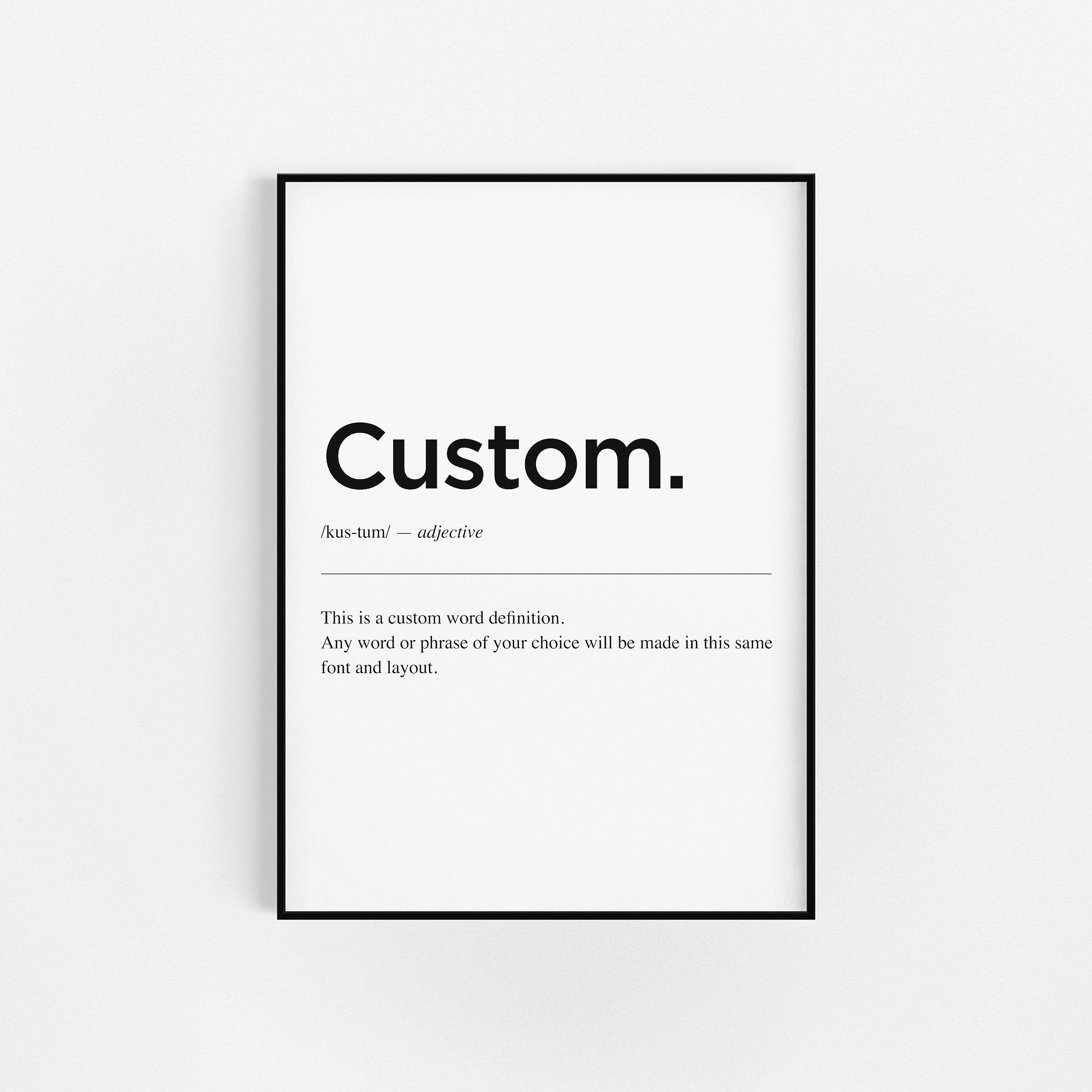 | de Définition Personnalisée Imprimer Des | Personnalisés Personnalisé d'impression Murale Vocabula