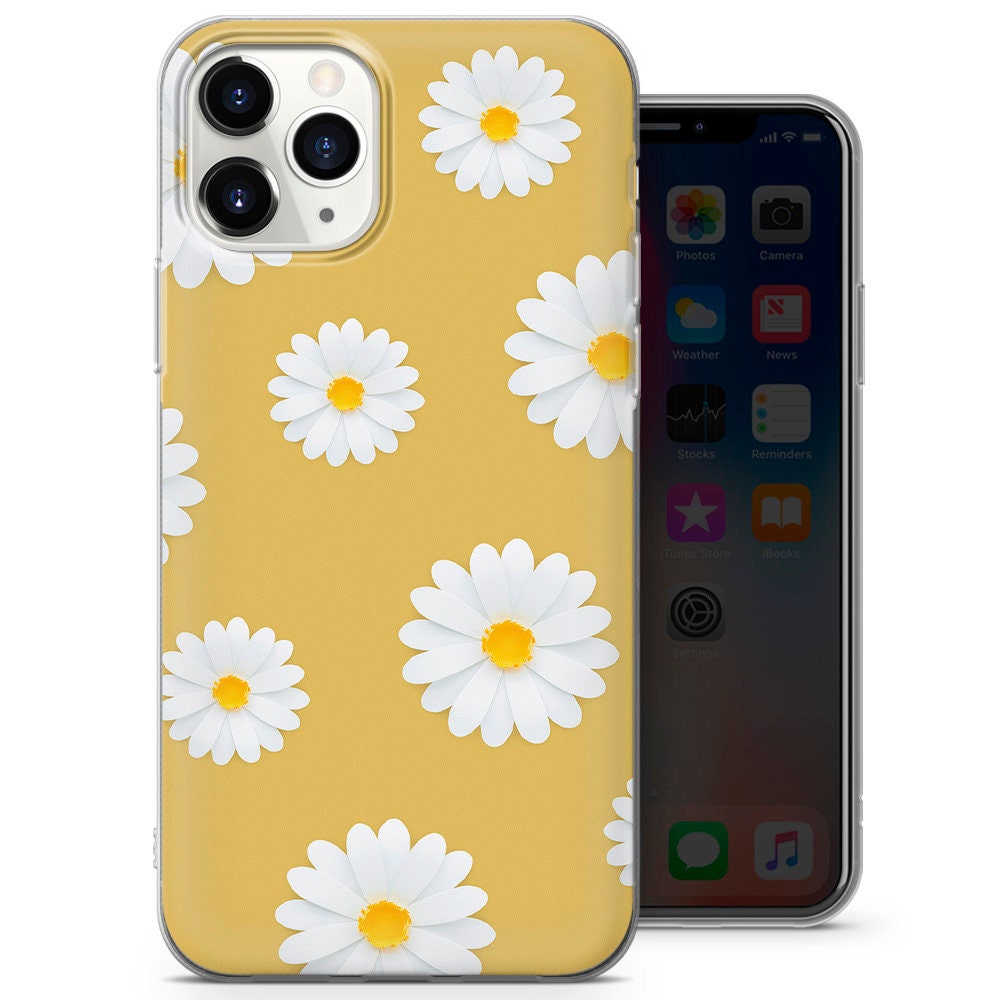 Daisies Flowers Phone Case Floral Daisy Cover / iPhone 11 Etsy
