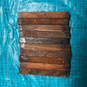 10 Cocobolo pen blanks.