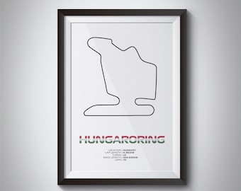 Formula 1 Hungarian Grand Prix 2024 (Hungaroring) Wall Art