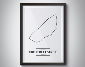 Circuit de la Sarthe (Le Mans) Wall Art