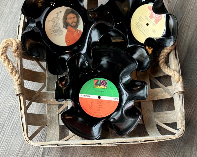 Vinyl Record Bowl