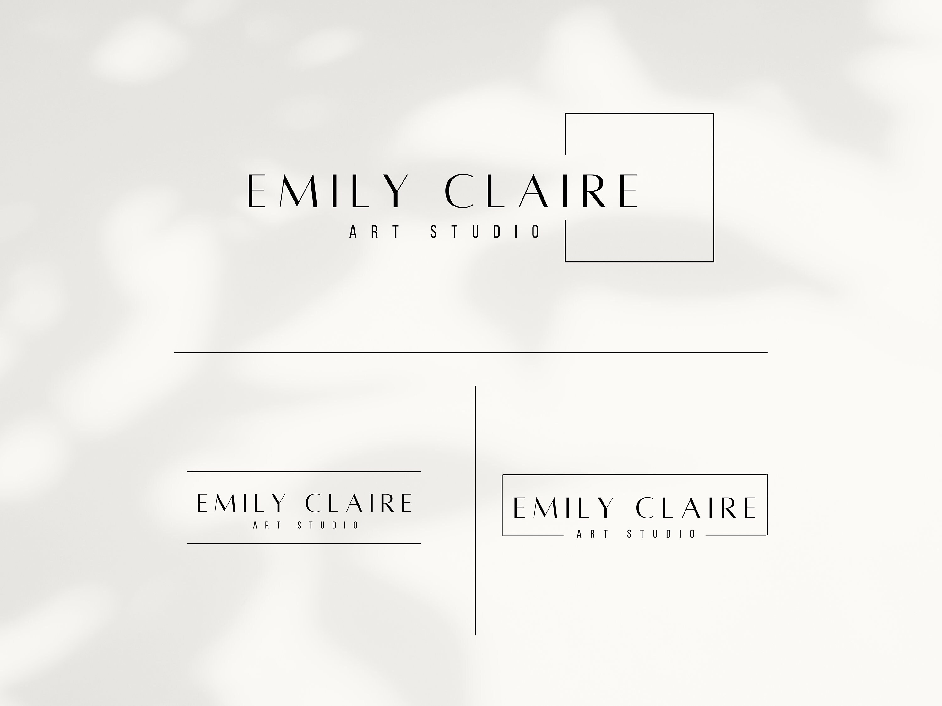 Premade Logo Set, Square Logo, Modern Logo, Minimalist Brand Design ...