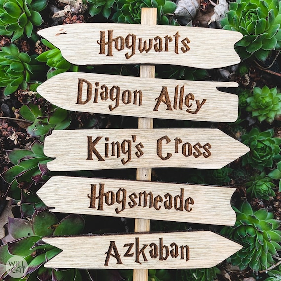 Harry Potter Directional Sign Printable