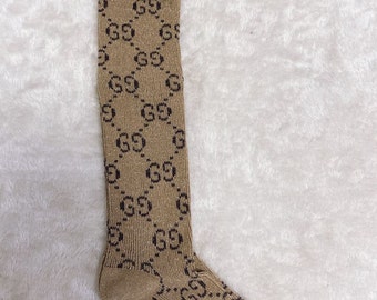 gucci tan socks