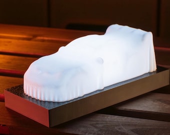 Porsche GT3 RS LED Desk Light – 3D Printed Automotive Sculpture