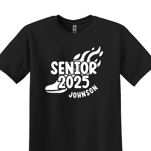 Track Senior Shirt, Custom Track and Field Senior Shirt, Track Senior T-Shirt, Custom Track Senior Shirt, Track Senior Night T-Shirt