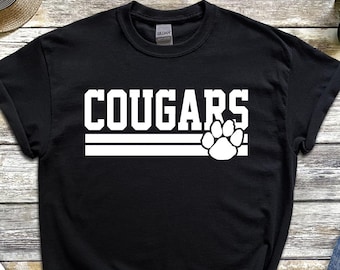 Cougars Shirt - Cougars Spirit Shirt - Gift for Cougars Fan