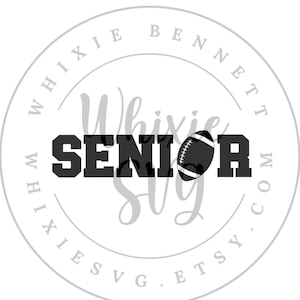 Diseño PNG de fútbol 2025 - Diseño SVG de fútbol senior 2025 - Archivo de camiseta de fútbol de la clase de 2025 para la noche de los seniors - Fútbol senior PNG
