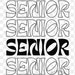 Senior Stack 2025 PNG Senior 2025 PNG Class of 2025 PNG Senior 2025 Svg ...