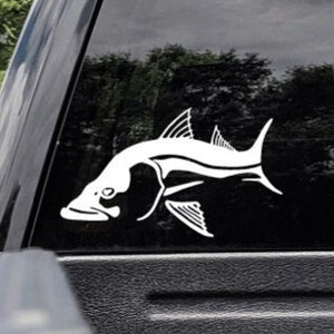 Snook Fishing Truck Decal, Snook Fishing Stickers, Fishing Decals for Him, Fishing Decals for Her, Fishing Gifts, Fishermans Birthday Gift