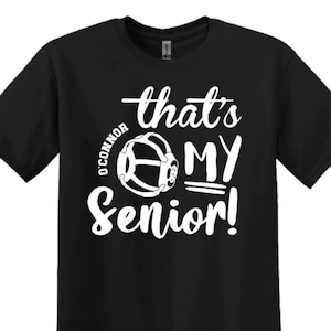 Wrestling That&#39;s My Senior T-Shirt, Custom Wrestling T-Shirts with Name, Personalized Senior Wrestling Shirts, Wrestling Senior Night Shirts