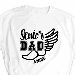 Senior Track Dad Shirt, Track and Field Senior Dad Shirt, Custom Senior Track Dad Shirt, Senior Night Shirt