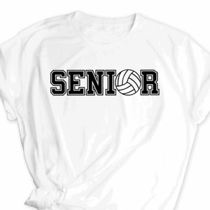 Volleyball Senior CLASS OF 2024 T-Shirt, Volleyball T-Shirts, Volleyball Fall Ball Support T-Shirts, Senior Night T-Shirts, Volleyball Gifts