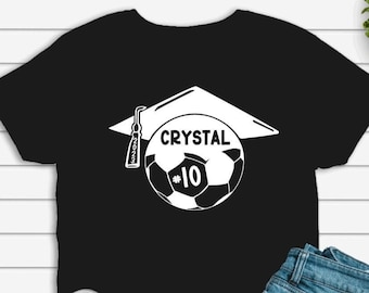 Personalized Soccer Senior Night T-Shirt, Graduation Gift