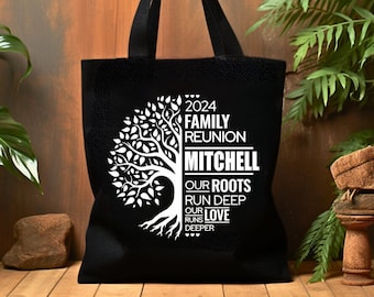 Custom Family Reunion Tote Bag: Personalized Keepsake Gift