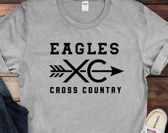 Custom XC Mascot Shirt: Personalized Cross Country Gift