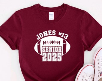 Football Senior Shirt, Football Senior Night Shirt, Flag Football Senior Shirt, Football Senior Gift, Flag Football Senior Gift