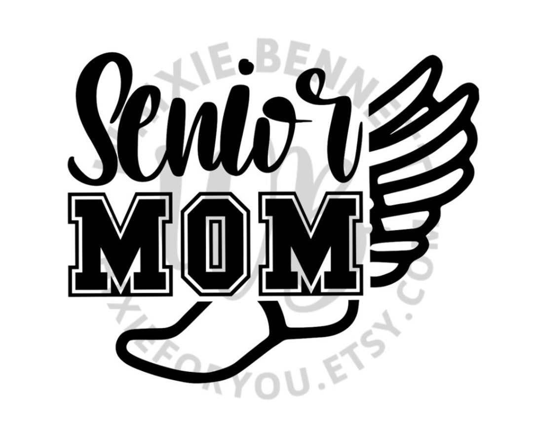 Track Senior Mom 2024 SVG, Track Senior Mom 2024 PNG, Track Senior 2024