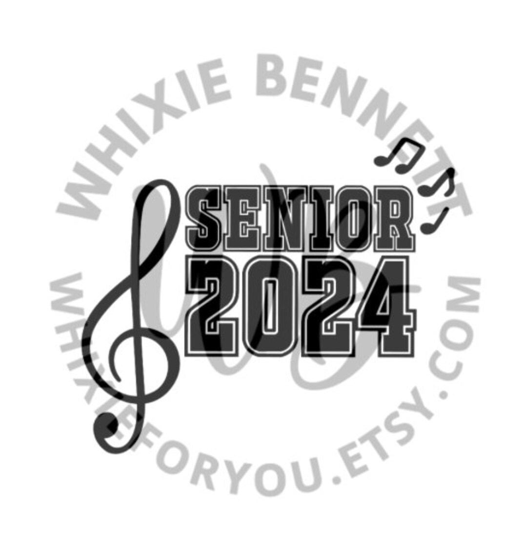 Band 2024 PNG Design Band Senior 2024 SVG Design Band Shirt Class of