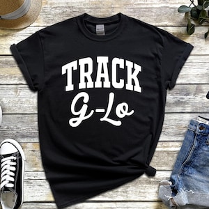 Track Shirt with Custom Name, Custom Track and Field T-Shirt, Personalized Track and Field T-Shirt, Track Support Shirt