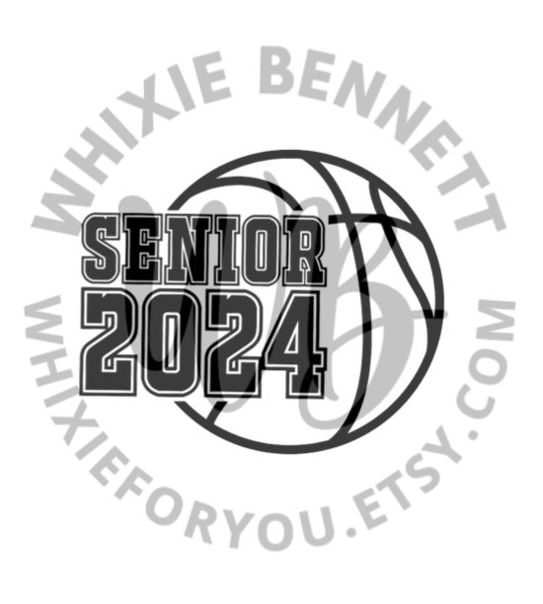 Basketball 2024 PNG Design Basketball Senior 2024 SVG Design Basketball