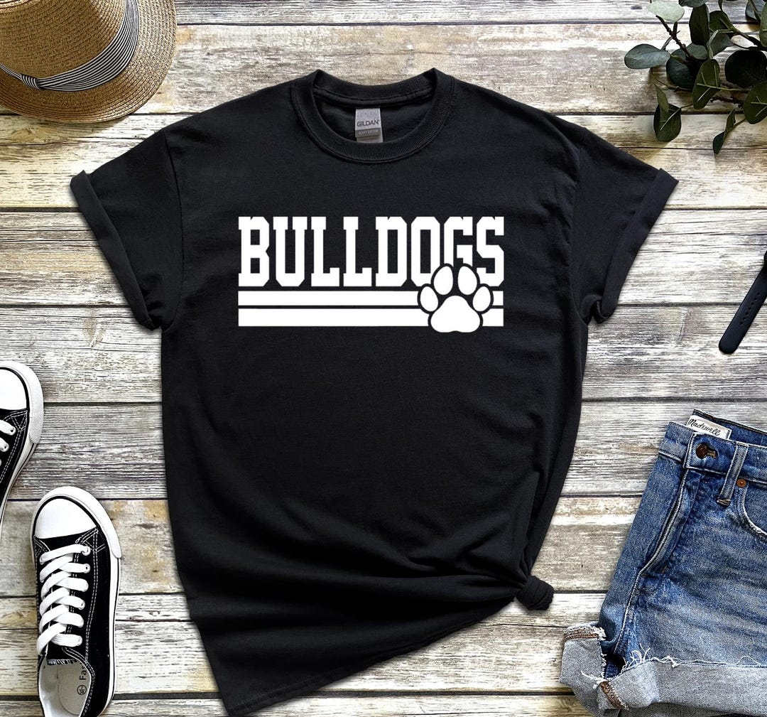 Bulldogs Spirit Shirt: Preshrunk Cotton Fan Tee