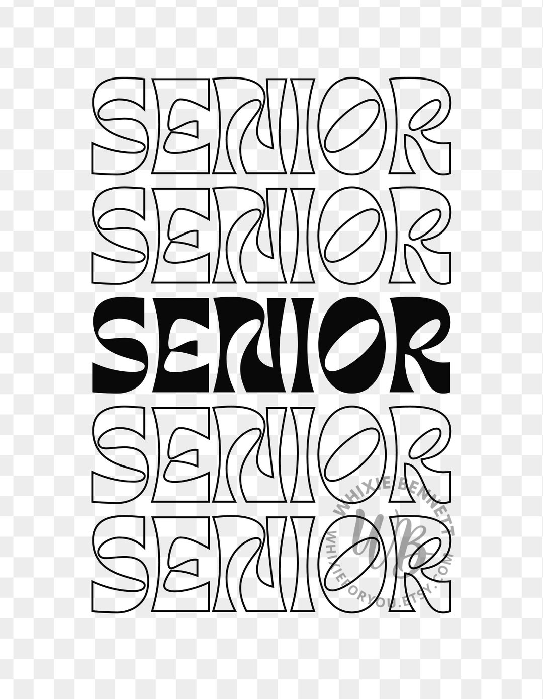 Senior Stack 2025 PNG Senior 2025 PNG Class of 2025 PNG Senior 2025 Svg