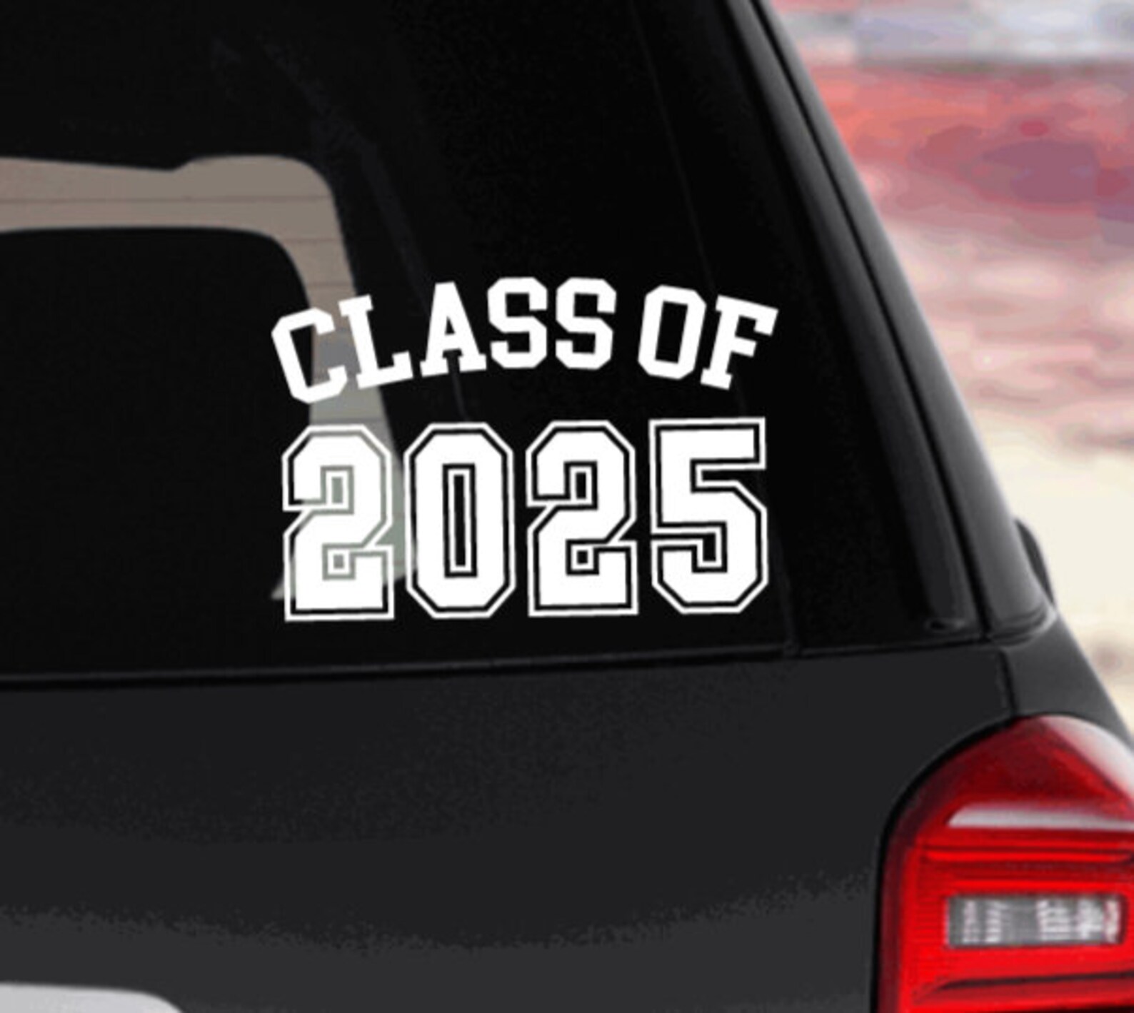 Class of 2025 Car Decals Class of 2025 Stickers Custom Etsy