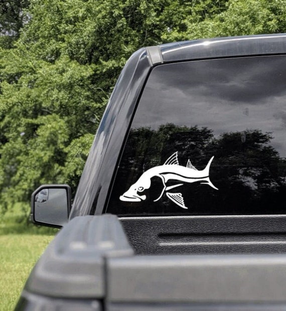 Snook Fishing Truck Decal, Snook Fishing Stickers, Fishing Decals