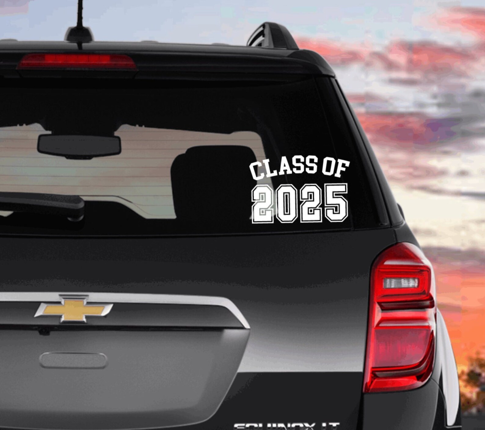 Class of 2025 Car Decals Class of 2025 Stickers Custom Etsy