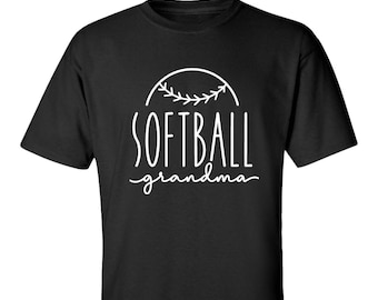 Proud Softball Grandma Game Shirt, Softball Family Support Shirt, Proud Softball Grandma Gift, Softball Grandma Game Day Tee