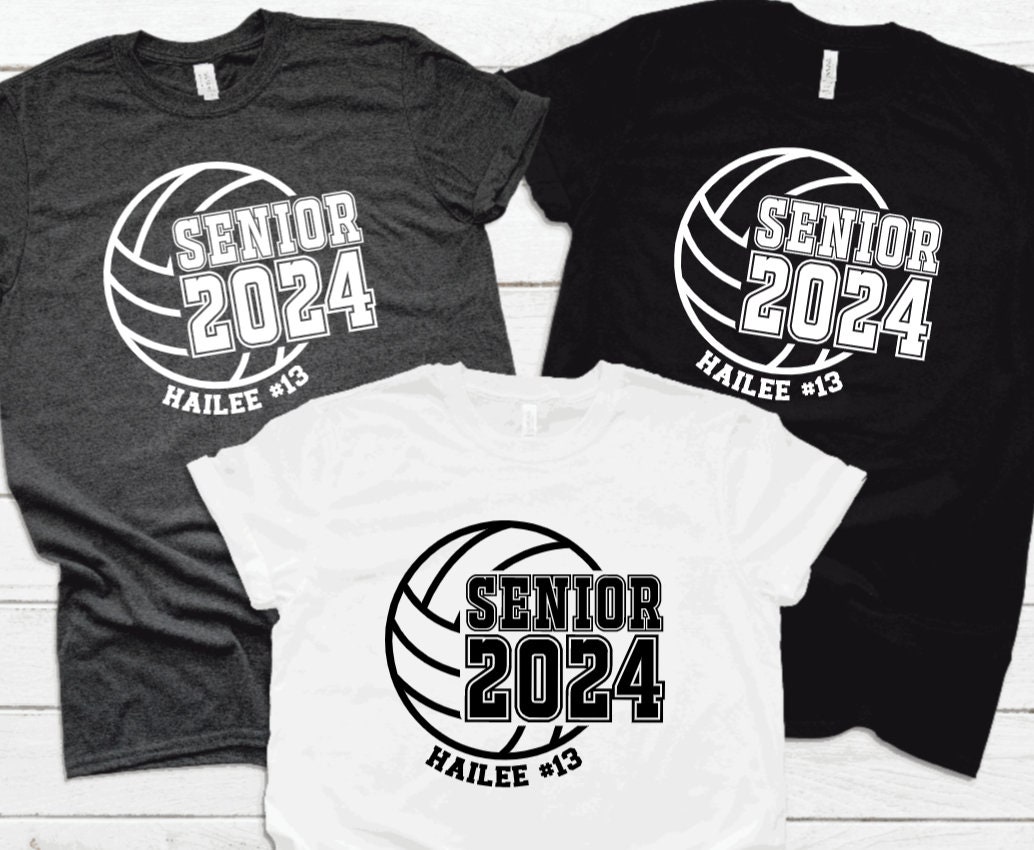 Volleyball Senior Night T-Shirt, Volleyball T-Shirts, Volleyball Fall Ball Support T-Shirts, Senior Night T-Shirts, Volleyball Gifts