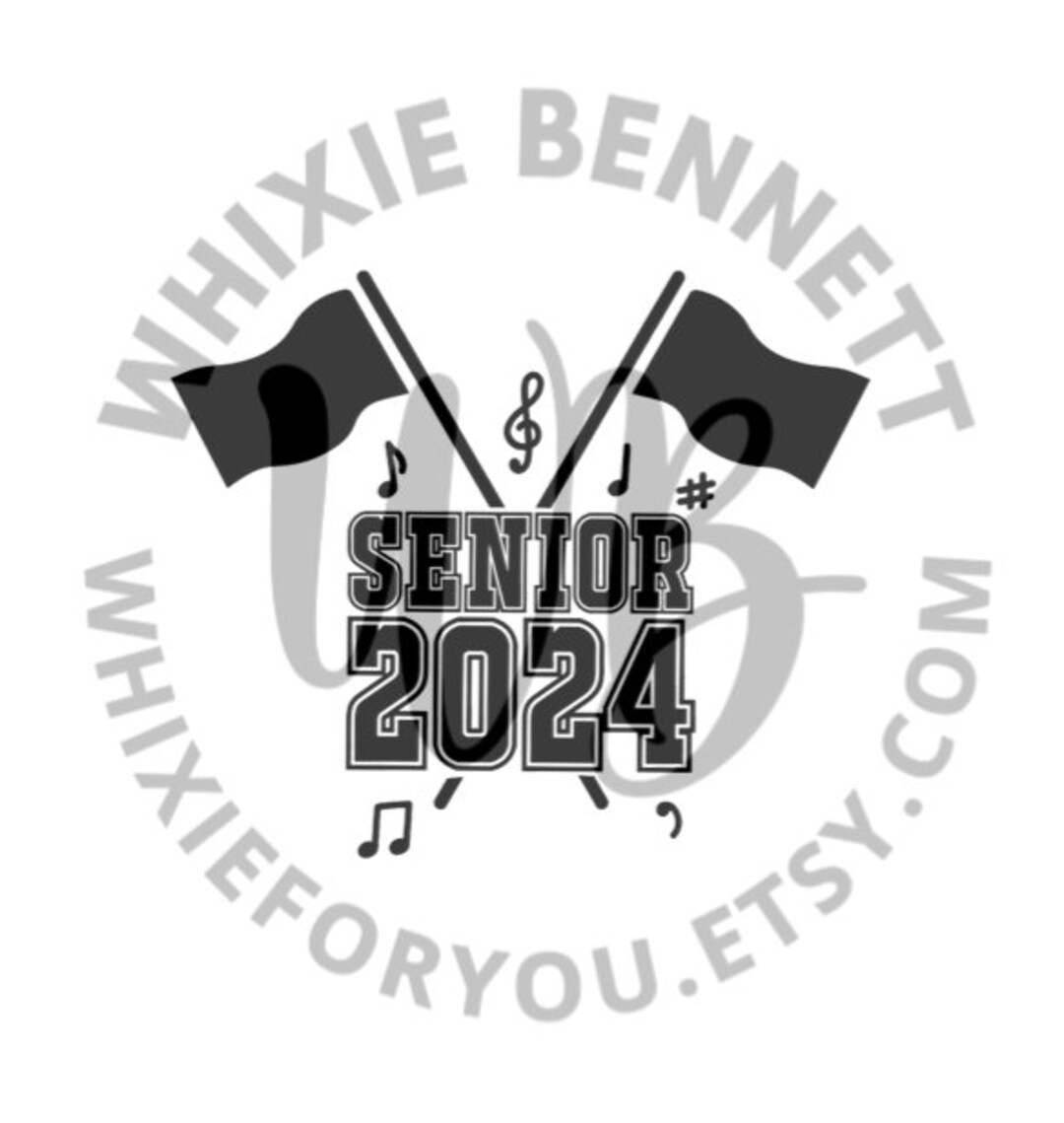 Color Guard 2024 PNG Design Color Guard Senior 2024 SVG Etsy UK