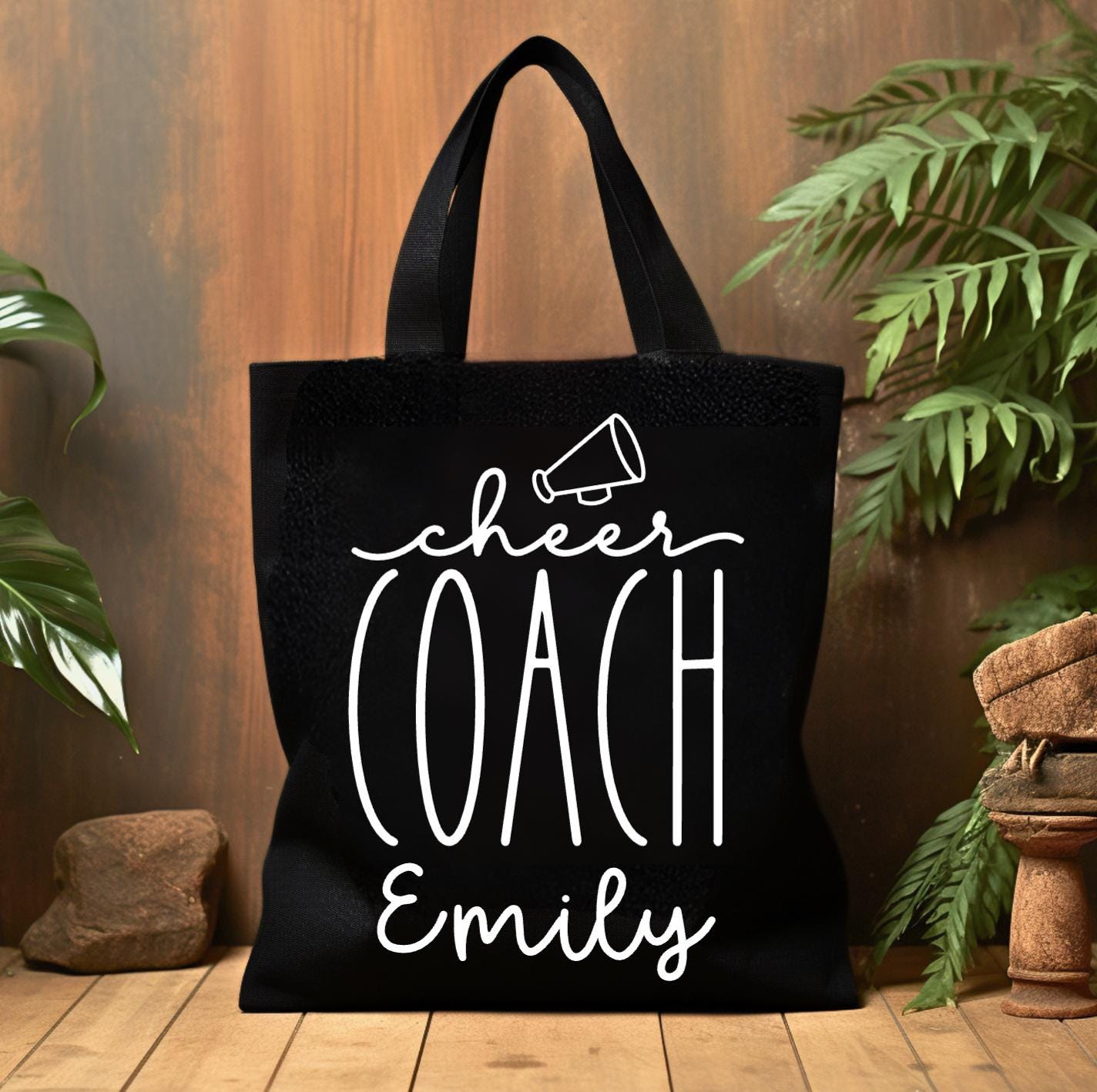 Cheer Coach Tote Bag, Cheer Coach Shoulder Bag, Cheerleading Coach Bag, Competition Day Cheer Coach Bag, Cheer Coach Gift