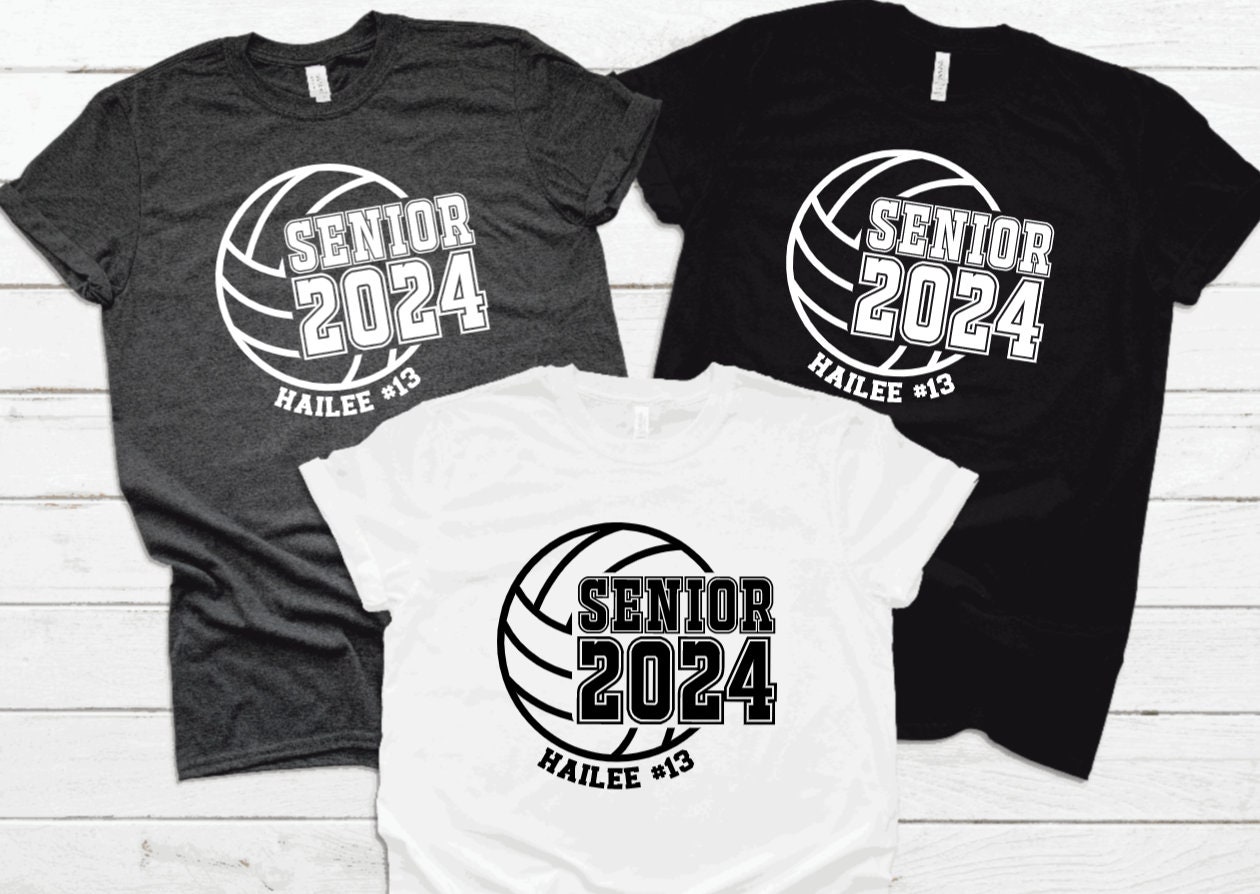 Volleyball Senior Night T-Shirt, Volleyball T-Shirts, Volleyball Fall Ball Support T-Shirts, Senior Night T-Shirts, Volleyball Gifts