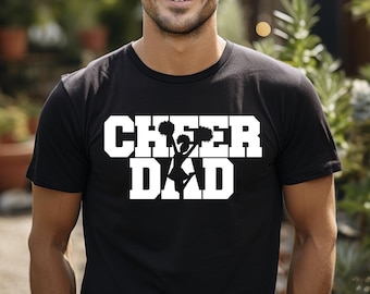 Cheer Dad T-Shirt, Cheer Dad Shirt, Cheer Team Support T-Shirt, Cheer Dad Gift, Game Day Shirt
