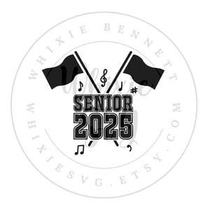 Color Guard 2025 PNG Design - Color Guard Senior 2025 SVG Design - Color Guard Shirt Class of 2025 Senior Night Svg - Color Guard Senior PNG